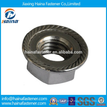 Stainless Steel Chinese manufacturer in Stock A2 hex flange nut
